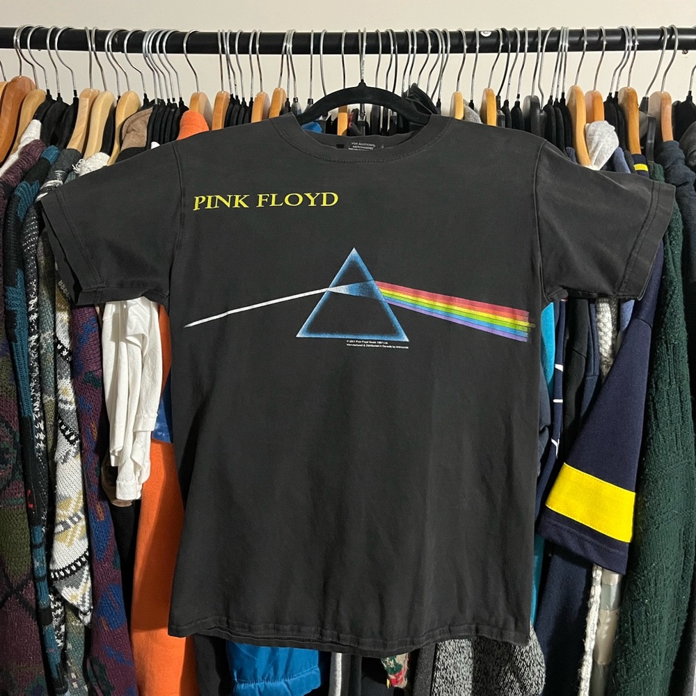2001 Pink Floyd Dark Side of the Moon Black Tee